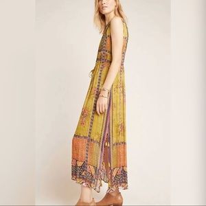 Anthropologie Citron Maxi Dress Bhanuni by Jyoti